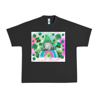 Pigment Black st patrick's gnome Urban Heavy Tee - MaliasSmallBusiness