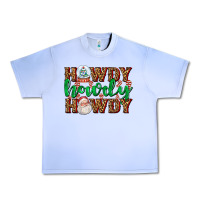 Grape Ice howdy howdy howdy Urban Heavy Tee - AdoDesignShop