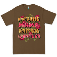 Cacao praying mama raising warriors Premium Tee - JahusDesignShop