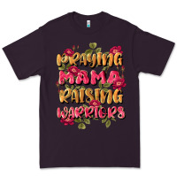 Plum praying mama raising warriors Premium Tee - JahusDesignShop