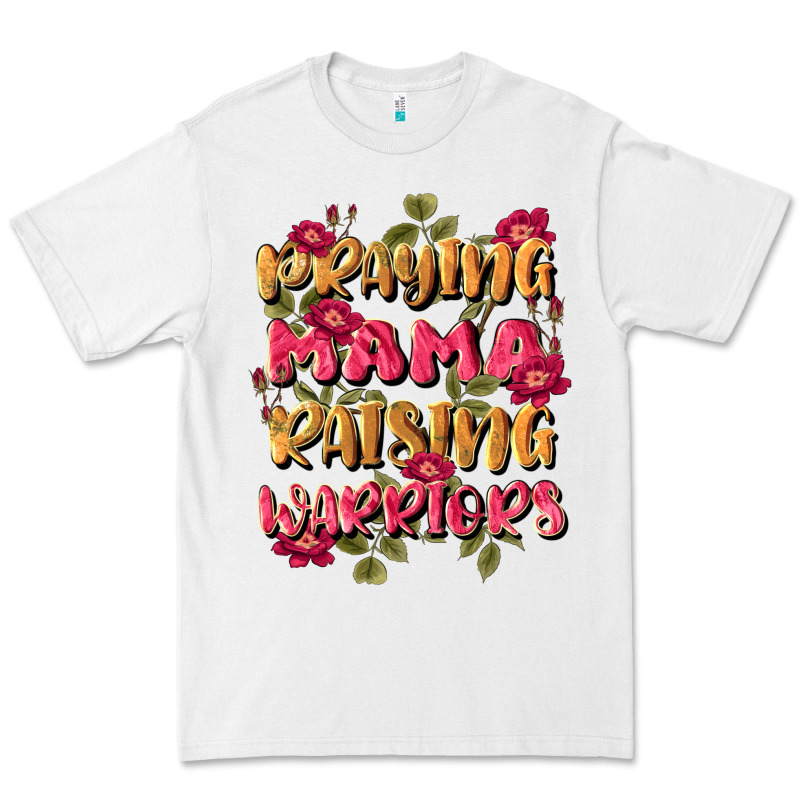 Praying Mama Raising Warriors Premium Tee by JahusDesignShop | Teevron