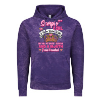 Cloud Purple as a scorpio girl zodiac girls Vintage Hoodie - Jasminsmagicworld