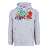 Heather Grey Autism Nurse Heavyweight Hoodie - NancyCooperArtShop