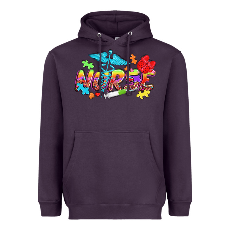 Autism Nurse Heavyweight Hoodie by NancyCooperArtShop | Teevron