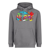 Storm Autism Nurse Heavyweight Hoodie - NancyCooperArtShop