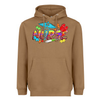 Toasted Coconut Autism Nurse Heavyweight Hoodie - NancyCooperArtShop