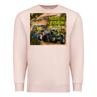 Pale Pink huntin fishin muddin Premium Sweatshirt - TumblerDesignByShophia