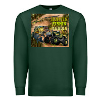 Sports Green huntin fishin muddin Premium Sweatshirt - TumblerDesignByShophia