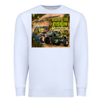 White huntin fishin muddin Premium Sweatshirt - TumblerDesignByShophia