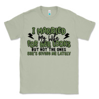 Matcha i married my wife for her looks Classic Tee - MaliasSmallBusiness