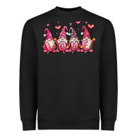 Black love gnomes valentine's day Heavyweight Sweatshirt - MaliasSmallBusiness