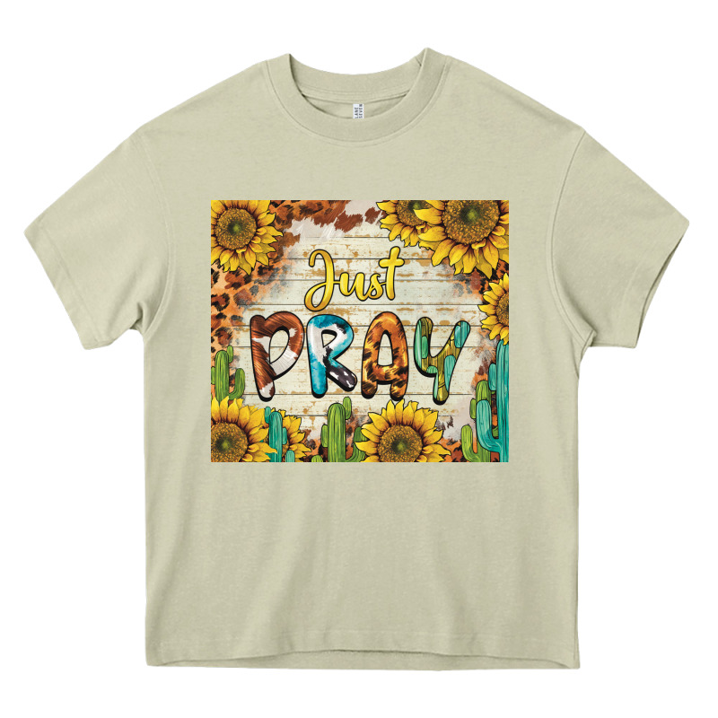 Just Pray Heavy Core Tee by BarkalooDesign | Teevron