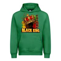 Emerald Future black king Urban Hoodie - FaDigitalArtStudio