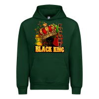 Forest Green Future black king Urban Hoodie - FaDigitalArtStudio