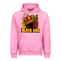 Fuchsia Pink Future black king Urban Hoodie - FaDigitalArtStudio
