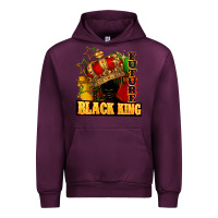 Mauve Wine Future black king Urban Hoodie - FaDigitalArtStudio