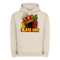 Pigment French Oak Future black king Urban Hoodie - FaDigitalArtStudio