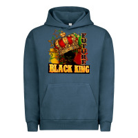 Pigment Midnight Navy Future black king Urban Hoodie - FaDigitalArtStudio