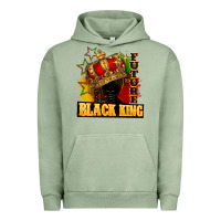Pigment Oil Green Future black king Urban Hoodie - FaDigitalArtStudio
