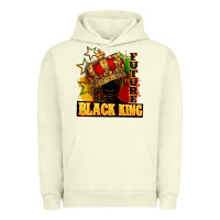 Pigment Pistachio Future black king Urban Hoodie - FaDigitalArtStudio