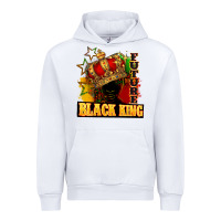 White Future black king Urban Hoodie - FaDigitalArtStudio