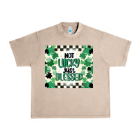French Oak not lucky just blessed Urban Heavy Tee - MaliasSmallBusiness