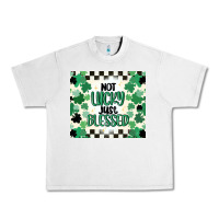 Lunar Rock not lucky just blessed Urban Heavy Tee - MaliasSmallBusiness