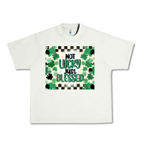 Pistachio not lucky just blessed Urban Heavy Tee - MaliasSmallBusiness