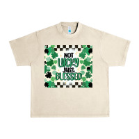 Sandshell not lucky just blessed Urban Heavy Tee - MaliasSmallBusiness