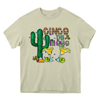 Mossy cinco de mayo cactus Heavy Core Tee - CowhideDigitalArt