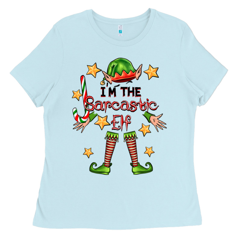 Im The Sarcastic Elf Ladies Tee by FaDigitalArtStudio | Teevron