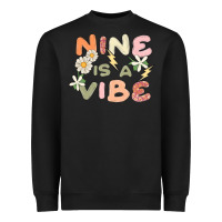 Black nine is a vibe Heavyweight Sweatshirt - MaliasSmallBusiness