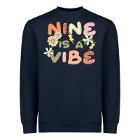 Navy nine is a vibe Heavyweight Sweatshirt - MaliasSmallBusiness