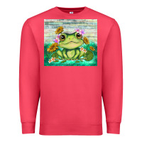 Cardinal frog with sunflower Premium Sweatshirt - TumblerDesignByShophia