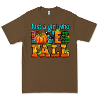 Cacao just a girl who loves fall Premium Tee - AdoDesignShop