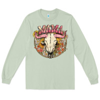 Matcha bullskull mama Long Sleeve Tee - NancyCooperArtShop