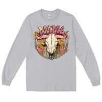 Moon Dust bullskull mama Long Sleeve Tee - NancyCooperArtShop