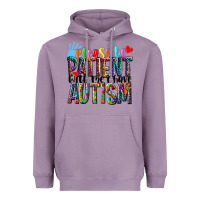 Lavender Please be patient with me i have Autism Heavyweight Hoodie - NancyCooperArtShop