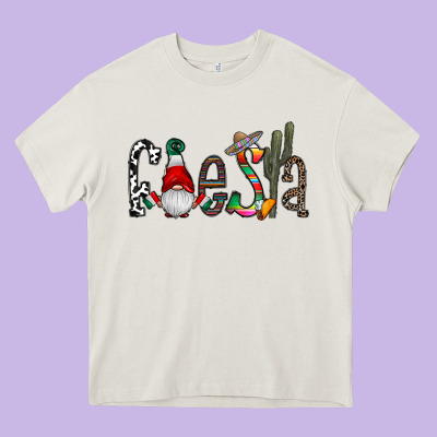 Fiesta Heavy Core Tee Designed By Cowhidedigitalart