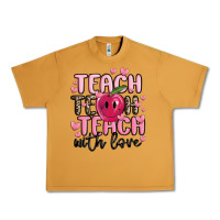 Peanut Butter teach teach teach with love Urban Heavy Tee - MaliasSmallBusiness