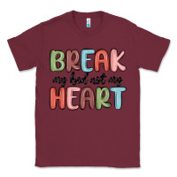 Burgundy break my bed not my heart Classic Tee - MaliasSmallBusiness