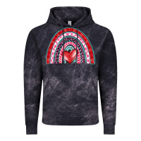 Cloud Black valentine's day rainbow Vintage Hoodie - BarkalooDesign