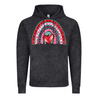 Vintage Black valentine's day rainbow Vintage Hoodie - BarkalooDesign