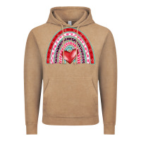 Vintage Coffee valentine's day rainbow Vintage Hoodie - BarkalooDesign