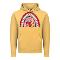 Vintage Mustard valentine's day rainbow Vintage Hoodie - BarkalooDesign
