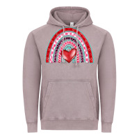 Valentine's Day Rainbow Vintage Hoodie | Teevron