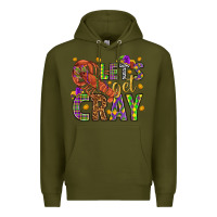 Army Green Let's get cray Premium Hoodie - HowdyJamesFarm