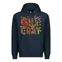 Navy Let's get cray Premium Hoodie - HowdyJamesFarm