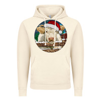 Vintage Artic Charolais Cow Christmas Vintage Hoodie - RanaPortraitStore