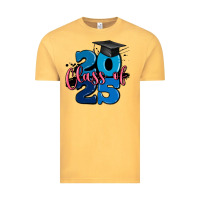 Vintage Mustard class of 2025 Vintage Tee - MaliasSmallBusiness